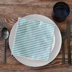 Mapelor Textilhatású "Drylace" szalvéta 40x40 cm 50 lap/csomag - Costa Nova menta