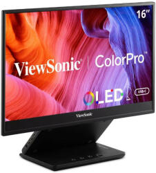 ViewSonic Monitor Viewsonic VP Series VP16-OLED, 40, 6 cm (16"), 1920 x 1080 Pixel, Full HD, OLED, 1 ms, Negru (VP16-OLED)