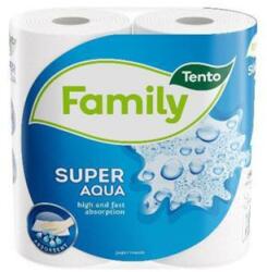Tento "Family Super Aqua" 2 rétegű fehér tekercses Kéztörlő (KHH081)