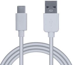 Spacer Cablu de date Spacer, USB 3.0 (T) la Type-C (T), PVC 2.1A, retail pack, 0.5m, Alb (SPDC-TYPEC-PVC-W-0.5)