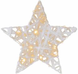 MAXXIVA® MAXXIVIA Csillogó csillag meleg fehér 20 LED Ø 30 cm - idilego