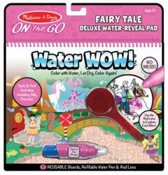 Melissa & Doug Carnet de colorat Apa magica Deluxe Povesti cu Zane (MD30173) - ookee Carte de colorat
