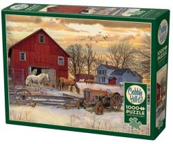 Cobble Hill 1000 db-os puzzle - Winter on the Farm (40027) (40027)