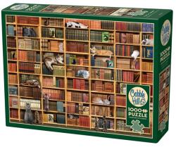 Cobble Hill 1000 db-os puzzle - The Cat Library (40139) (40139)