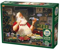 Cobble Hill 1000 db-os puzzle - Santa Painting Cars (40224) (40224)