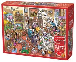 Cobble Hill 1000 db-os puzzle - DoodleTown - Thanksgiving Togetherness (44501) (44501)