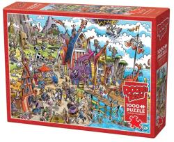 Cobble Hill 1000 db-os puzzle - DoodleTown - Viking Village (44504) (44504)