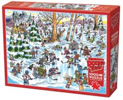 Cobble Hill 1000 db-os puzzle - DoodleTown - Hockey Town (44506) (44506)