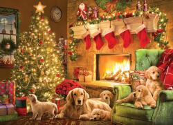 Cobble Hill 40213 - Cozy Fireplace - 1000 db-os puzzle (40213)