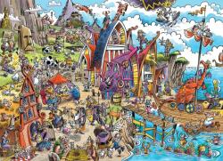 Cobble Hill 44504 - DoodleTown: Viking Village - 1000 db-os puzzle