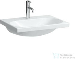 Laufen Lua 60x46 cm-es csiszolt aljú mosdó egy csaplyukkal, túlfolyó nélkül, H8160830001561 (H8160830001561)