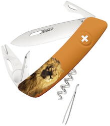 SWIZA TT03 Tick Tool Wildlife Lion Orange kés (KNB.0070.W005)