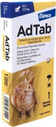AdTab tabletă masticabilă pentru pisici împotriva căpușelor și puricilor (3 cutii ~ 1 tabletă / cutie | 0.5 - 2 kg | 3 x 12 mg)