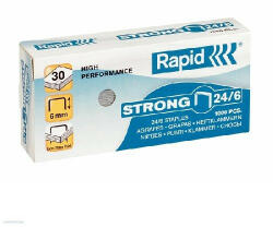 RAPID Fűzőkapocs Rapid Strong 24/6 horganyzott, 1000db/doboz (24855800)