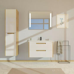 TMP cabinets GOLDY fali függesztett fürdőszobai ÁLLÓSZEKRÉNY - 155 x 35 cm (00401050) - globalvivamarket