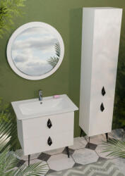 TMP cabinets KEOPS 70 lábon álló fürdőszobabútor 70 cm CeraStyle Blue porcelán mosdókagylóval (00400784)