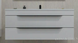 TMP cabinets VOX 100 fehér fali függesztett fürdőszobabútor 100 cm műmárvány mosdókagylóval (00401075) - globalvivamarket