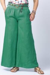 Shopika Fusta pantalon verde, casual, din in, cu o curea fancy Verde Talie unica