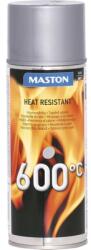 Maston Vopsea spray rezistentă la căldură Maston Heat Resistant 600°C argintiu 400 ml