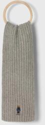 Ralph Lauren gyapjú sál szürke, nyomott mintás - szürke Univerzális méret