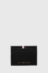 Tommy Hilfiger bőr kártya tok fekete - fekete Univerzális méret - answear - 11 990 Ft