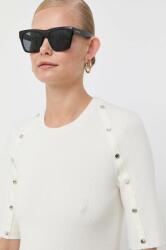 HUGO BOSS gyapjúkeverék pulóver könnyű, női, bézs - bézs XS