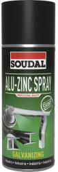 Soudal Grund spray aluminiu/zinc pentru metal Soudal gri 400 ml
