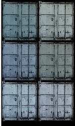 Marburg Fototapet vlies Smart Art Easy 47217 aspect industrial albastru 159x270 cm (47217)