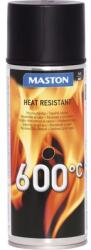 Maston Vopsea spray rezistentă la căldură Maston Heat Resistant 600°C negru 400 ml
