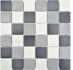 Mozaic piscină CD216 Quadrat mix gri 30, 6x30, 6 cm