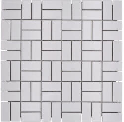  Mozaic piscină ceramic CWM 07WM alb 30x30 cm