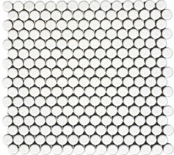 Mozaic piscină uni alb mat 30, 5x32 cm
