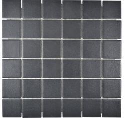  Mozaic piscină ceramic SAT 402 negru 30x30 cm