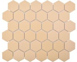 Mozaic piscină AT57 hexagon uni orange 32, 5x28, 1 cm