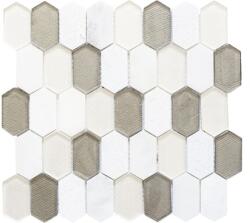  Mozaic sticlă-piatră naturală XCM IN69 mix bej 30, 5x29, 5 cm