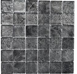 Mozaic sticlă XCM 8BL27 negru 30x30 cm