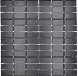 Mozaic piscină ceramic ST 395 negru mat 30x30 cm