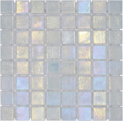 Mozaic piscină sticlă VP55384PUR alb 31, 6x31, 6 cm