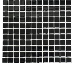  Mozaic piscină sticlă CM 4050 negru lucios 30, 2x32, 7 cm