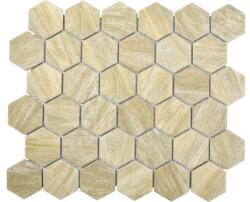 Mozaic piscină HX Curio HB hexagon lemn 32, 5x28, 1 cm