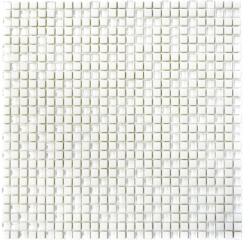 Mozaic sticlă CUBA 07W alb 30, 5x30, 5 cm