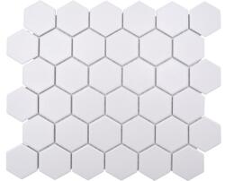 Mozaic piscină HX AT51 hexagon uni alb R10B 32, 5x28, 1 cm