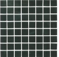  Mozaic piscină sticlă XCM 8050 negru 30, 2x32, 7 cm