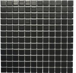 Mozaic piscină ceramic CG 154 negru mat 30x30 cm