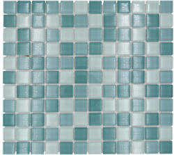 Mozaic piscină sticlă XCM 8114 verde 30, 2x32, 7 cmpiscină