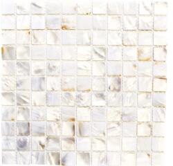  Mozaic scoici SM 2525 alb 30x30 cm