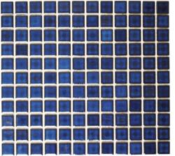 Mozaic piscină ceramic M-451 albastru cobalt 30, 2x33 cm
