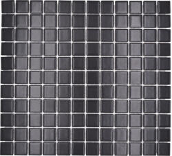  Mozaic piscină ceramic M 892 negru 30, 2x33 cm