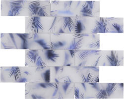Mozaic sticlă XCM HL34 albastru mat 29, 8x29, 8 cm