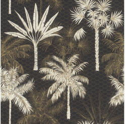 Rasch Tapet vlies 691306 Rhapsody Palm trees negru/auriu 10, 05x0, 53 m (691306)